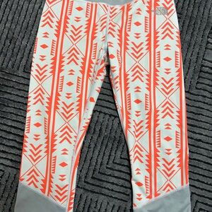 The North Face FlashDry Coral Print Crop Capri Leggings Women’s Small